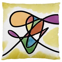 Abstract Art Colorful Large Cushion Case (one Side) by Modern2018