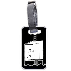 Drawing Luggage Tags (one Side)  by ValentinaDesign