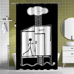 Drawing Shower Curtain 48  X 72  (small)  by ValentinaDesign