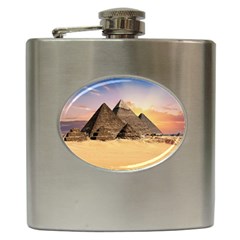 Ancient Archeology Architecture Hip Flask (6 Oz) by Modern2018