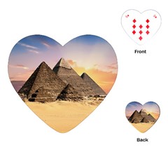 Ancient Archeology Architecture Playing Cards (heart) 