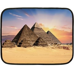 Ancient Archeology Architecture Double Sided Fleece Blanket (mini)  by Modern2018