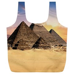 Ancient Archeology Architecture Full Print Recycle Bags (l)  by Modern2018