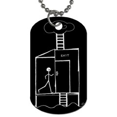 Drawing Dog Tag (two Sides) by ValentinaDesign