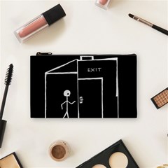 Drawing Cosmetic Bag (small)  by ValentinaDesign