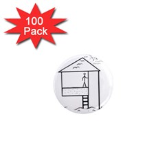 Drawing 1  Mini Magnets (100 Pack)  by ValentinaDesign