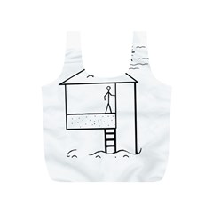 Drawing Full Print Recycle Bags (s)  by ValentinaDesign