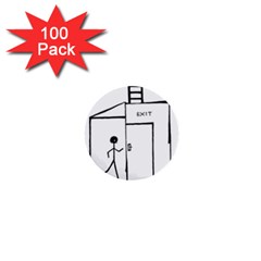 Drawing 1  Mini Buttons (100 Pack)  by ValentinaDesign