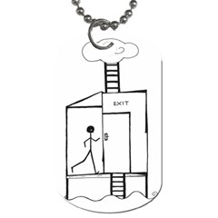 Drawing Dog Tag (two Sides) by ValentinaDesign