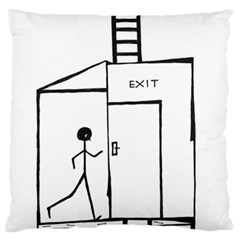 Drawing Large Cushion Case (two Sides) by ValentinaDesign