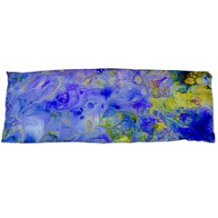 Abstract Blue Texture Pattern Body Pillow Case (dakimakura) by Simbadda