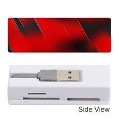 Red Black Abstract Memory Card Reader (stick)  by Simbadda