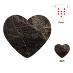 Marble Tiles Rock Stone Statues Playing Cards (Heart)  Front