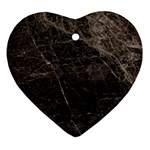 Marble Tiles Rock Stone Statues Heart Ornament (Two Sides) Front