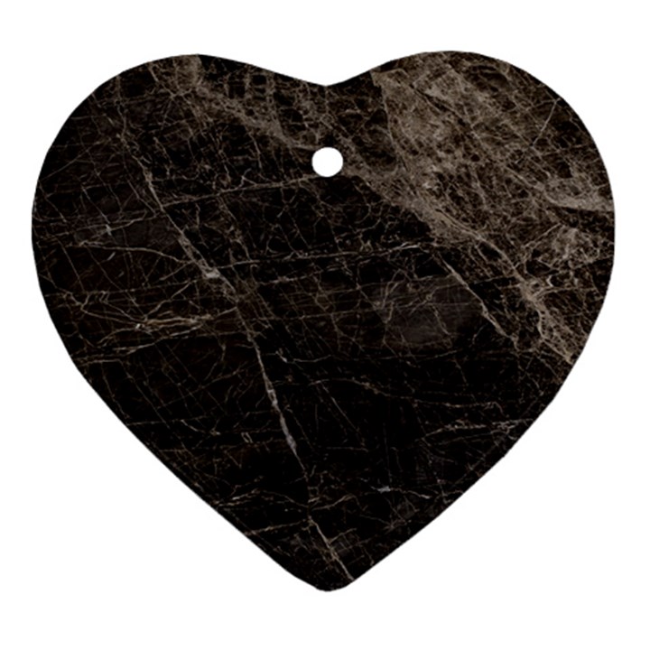 Marble Tiles Rock Stone Statues Heart Ornament (Two Sides)