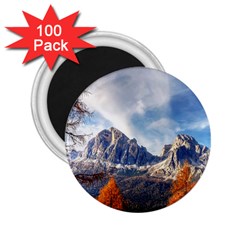 Dolomites Mountains Italy Alpine 2 25  Magnets (100 Pack)  by Simbadda