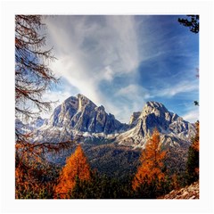 Dolomites Mountains Italy Alpine Medium Glasses Cloth by Simbadda