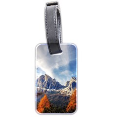 Dolomites Mountains Italy Alpine Luggage Tags (two Sides) by Simbadda