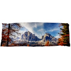 Dolomites Mountains Italy Alpine Body Pillow Case Dakimakura (two Sides) by Simbadda