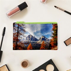 Dolomites Mountains Italy Alpine Cosmetic Bag (xs) by Simbadda