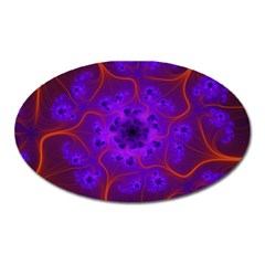 Fractal Mandelbrot Oval Magnet