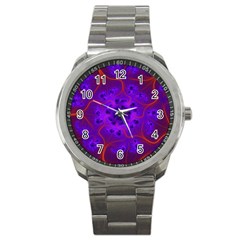 Fractal Mandelbrot Sport Metal Watch