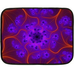 Fractal Mandelbrot Fleece Blanket (mini) by Simbadda