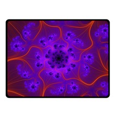 Fractal Mandelbrot Fleece Blanket (small) by Simbadda