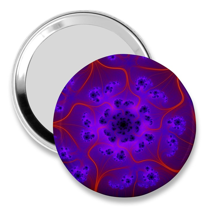 Fractal Mandelbrot 3  Handbag Mirrors