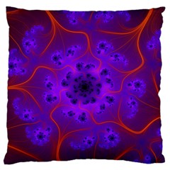 Fractal Mandelbrot Large Flano Cushion Case (one Side) by Simbadda