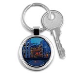 Architecture Modern Building Key Chains (Round)  Front