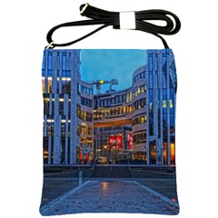 Architecture Modern Building Shoulder Sling Bags by Simbadda