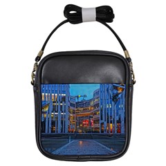 Architecture Modern Building Girls Sling Bags by Simbadda