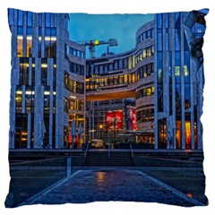 Architecture Modern Building Large Cushion Case (one Side) by Simbadda