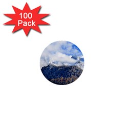 Mountains Alpine Nature Dolomites 1  Mini Buttons (100 Pack)  by Simbadda