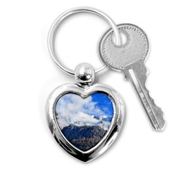 Mountains Alpine Nature Dolomites Key Chains (heart)  by Simbadda