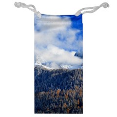 Mountains Alpine Nature Dolomites Jewelry Bag by Simbadda