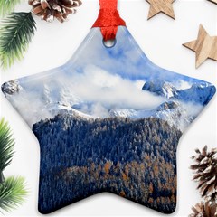 Mountains Alpine Nature Dolomites Star Ornament (two Sides) by Simbadda