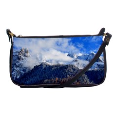 Mountains Alpine Nature Dolomites Shoulder Clutch Bags by Simbadda