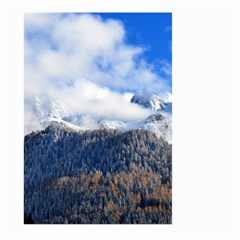 Mountains Alpine Nature Dolomites Large Garden Flag (two Sides) by Simbadda