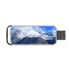 Mountains Alpine Nature Dolomites Portable Usb Flash (one Side) by Simbadda