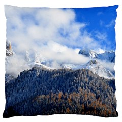 Mountains Alpine Nature Dolomites Standard Flano Cushion Case (one Side) by Simbadda