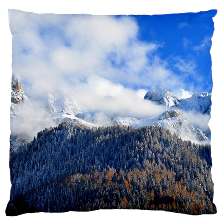 Mountains Alpine Nature Dolomites Standard Flano Cushion Case (Two Sides)