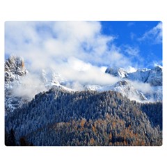 Mountains Alpine Nature Dolomites Double Sided Flano Blanket (medium)  by Simbadda