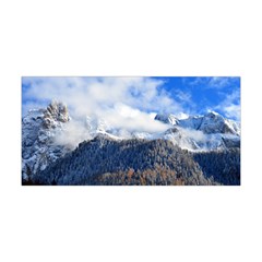 Mountains Alpine Nature Dolomites Yoga Headband by Simbadda