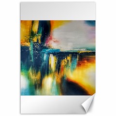 Art Painting Abstract Yangon Canvas 24  X 36  by Simbadda