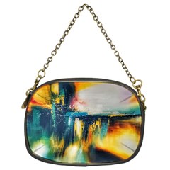 Art Painting Abstract Yangon Chain Purses (one Side)  by Simbadda