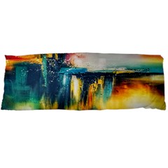 Art Painting Abstract Yangon Body Pillow Case Dakimakura (two Sides) by Simbadda