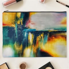 Art Painting Abstract Yangon Cosmetic Bag (xxxl)  by Simbadda