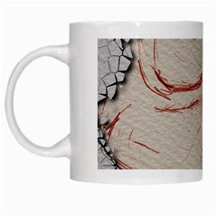 Hand Finger Drawing Fingernails White Mugs by Simbadda